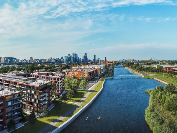 Galdin - Maisons de ville sur le Canal