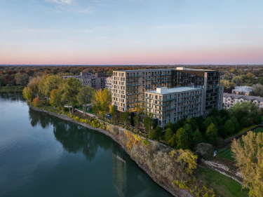 Aqua Riva - Location neuve � Pointe-Claire En inscription � L�ry avec ascenseur: Studio/loft