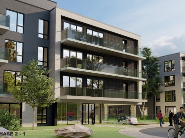 Crown Phase 3 - Condos neufs  Saint-Laurent avec units modles  Brossard En construction prs d'une gare avec Piscine avec gym: 3 chambres, 500 001 $ - 600 000 $
